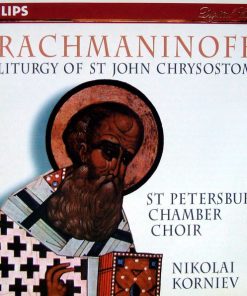 Sergei Vasilyevich Rachmaninoff - St Petersburg Chamber Choir, Nikolai Korniev - Liturgy Of St John Chrysostom (CD, Album) (Near Mint (NM or M-))