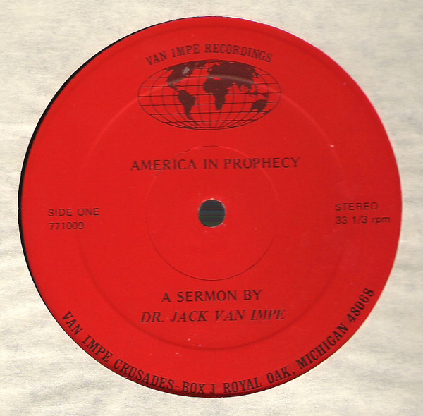 Jack Van Impe - America In Prophecy (LP) (Mint (M)) - Image 3