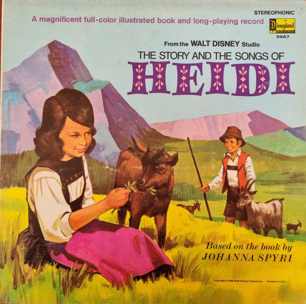 Johanna Spyri - The Story And The Songs Of Heidi (LP, Album) (Mint (M))