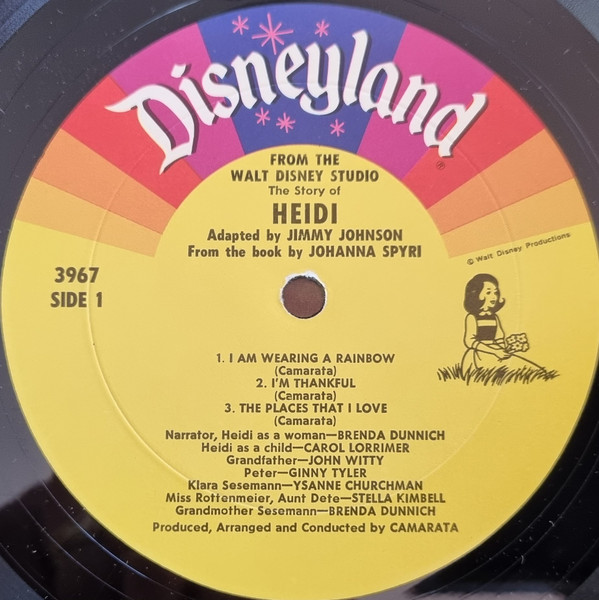 Johanna Spyri - The Story And The Songs Of Heidi (LP, Album) (Mint (M)) - Image 5