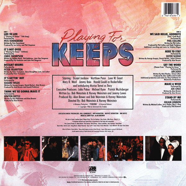 Various - Playing For Keeps (Original Motion Picture Soundtrack) (LP, Album) (Mint (M)) - Image 2