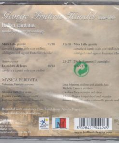 Alternative view of Georg Friedrich Händel, Valentina Varriale, Musica Perduta, Renato Criscuolo - Handel: Italian Cantatas (CD, Album) (Near Mint (NM or M-))