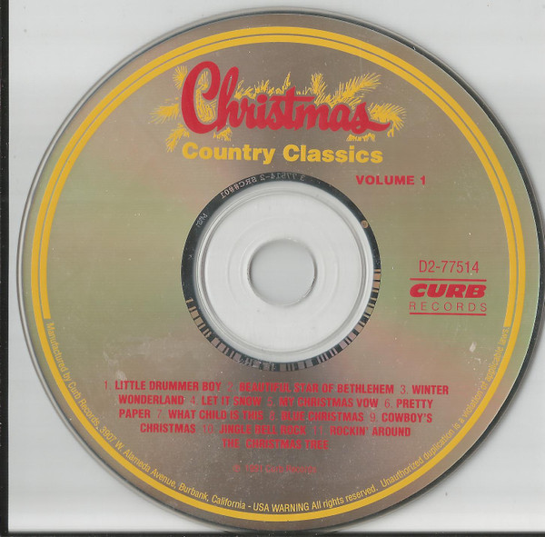 Various - Christmas Country Classics Volume One (CD, Comp) (Near Mint (NM or M-)) - Image 3
