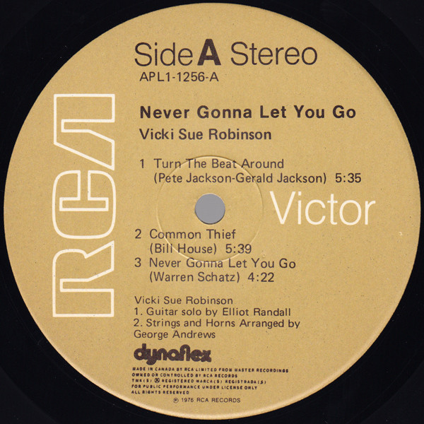 Vicki Sue Robinson - Never Gonna Let You Go (LP, Album) (Mint (M)) - Image 3