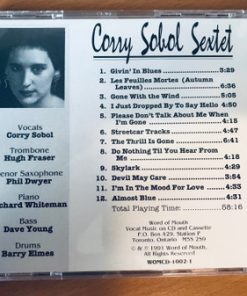 Corry Sobol Sextet - Streetcar Tracks (CD, Album) (Near Mint (NM or M-))