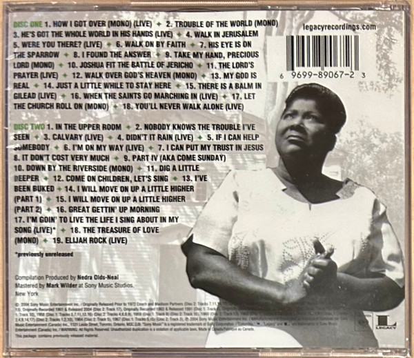 Mahalia Jackson - The Essential Mahalia Jackson (2xCD, Comp, RM) (Very Good Plus (VG+)) - Image 2