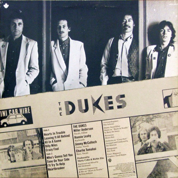 The Dukes (4) - The Dukes (LP, Album) (Mint (M)) - Image 2
