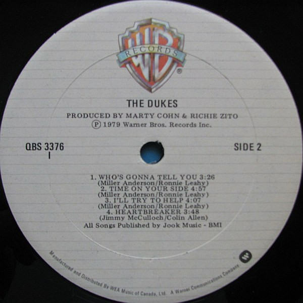 The Dukes (4) - The Dukes (LP, Album) (Mint (M)) - Image 4