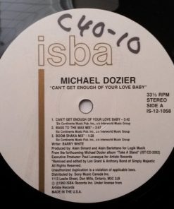 Michael Dozier - Can't Get Enough Of Your Love Baby (12") (Mint (M))