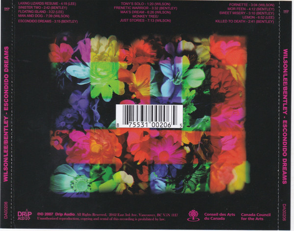 Tony Wilson (11) / Peggy Lee (2) / Jon Bentley - Escondido Dreams (CD, Album) (Near Mint (NM or M-)) - Image 2