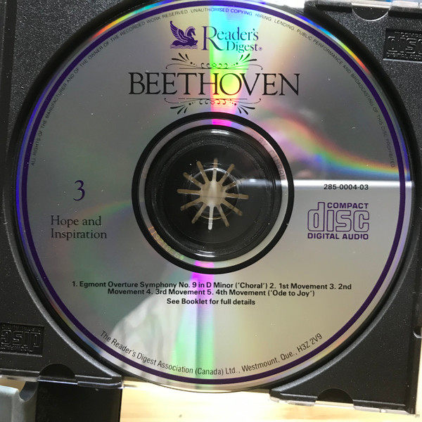 Ludwig van Beethoven - The Reader's Digest Favourites From The Classics - Beethoven (3xCD, Comp) (Near Mint (NM or M-)) - Image 5
