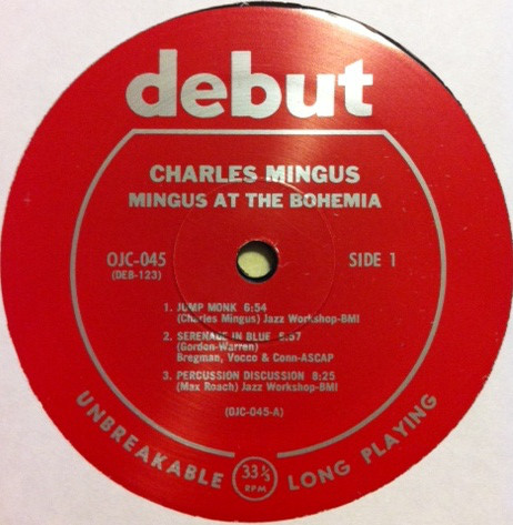 Charles Mingus - Mingus At The Bohemia (LP, Album, RE, San) (Mint (M)) - Image 3