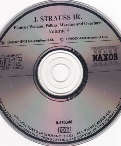Alternative view of Johann Strauss Jr. - Famous Waltzes, Polkas, Marches And Overtures = Beliebte Walzer, Polkas, Märsche Und Ouvertüren = Valses, Polkas, Et Ouvertures Célèbres, Volume 5 (CD, Comp, Pil) (Near Mint (NM or M-))