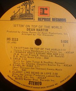 Alternative view of Dean Martin - Sittin' On Top Of The World (LP, Album, Ter) (Mint (M))