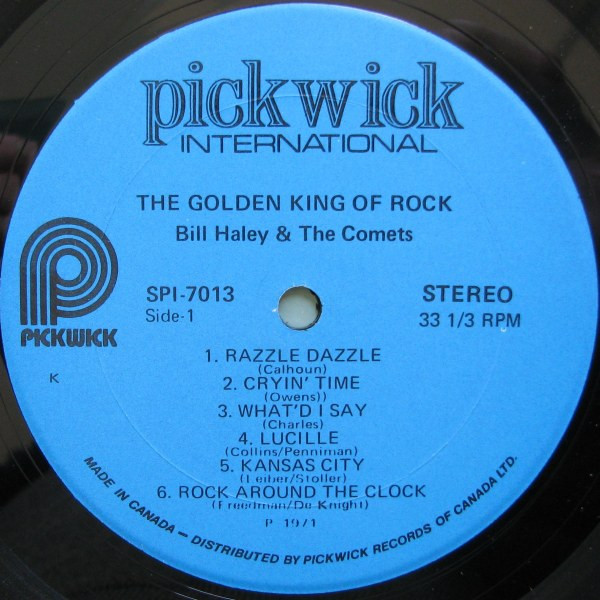 Bill Haley And His Comets - The Golden King Of Rock (LP, Comp) (Mint (M)) - Image 3