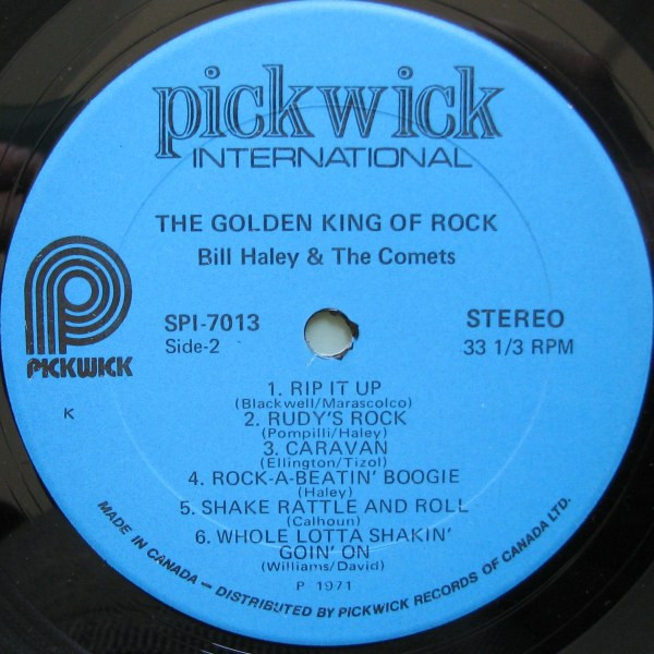 Bill Haley And His Comets - The Golden King Of Rock (LP, Comp) (Mint (M)) - Image 4