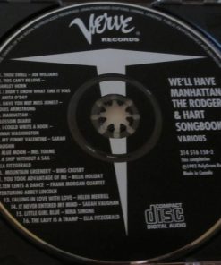 Alternative view of Various - We'll Have Manhattan (The Rodgers & Hart Songbook) (CD, Comp, RM) (Near Mint (NM or M-))