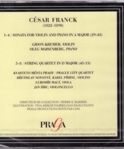 Alternative view of César Franck, Gidon Kremer, Oleg Maisenberg, Prague String Quartet - Sonata For Violin And Piano  / String Quartet (CD, Comp) (Near Mint (NM or M-))