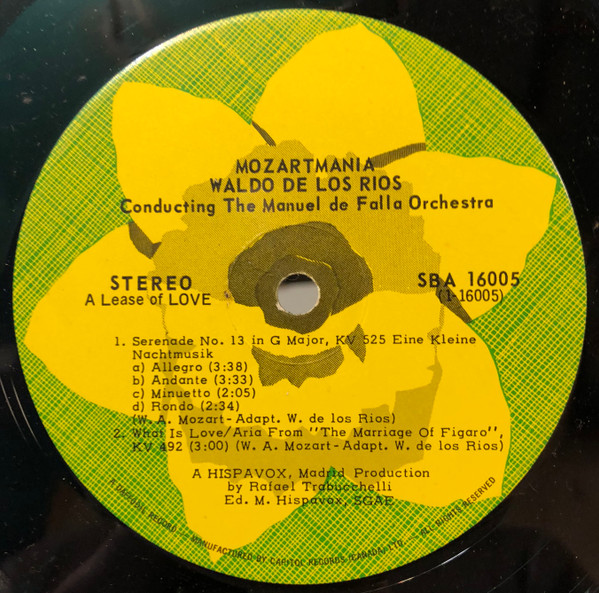 Waldo De Los Rios - Mozartmania (LP, Album) (Mint (M)) - Image 3