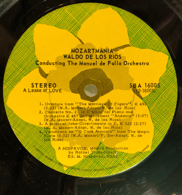 Waldo De Los Rios - Mozartmania (LP, Album) (Mint (M)) - Image 4