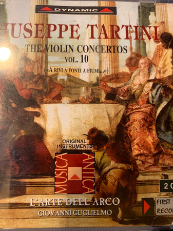 Giuseppe Tartini, L'Arte Dell'Arco, Giovanni Guglielmo - The Violin Concertos- Vol. 10 (CD) (Near Mint (NM or M-))