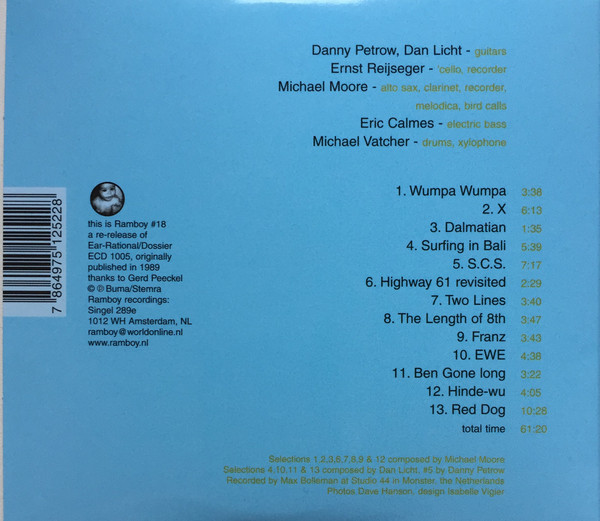 The Persons - World Surf Music (CD, Album, RE) (Mint (M)) - Image 2