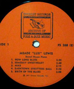 Meade "Lux" Lewis - Barrel House Piano (LP, Album, RE, Ele) (Mint (M)) - Image 3