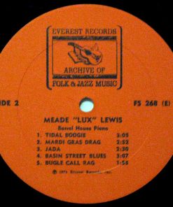 Meade "Lux" Lewis - Barrel House Piano (LP, Album, RE, Ele) (Mint (M)) - Image 4