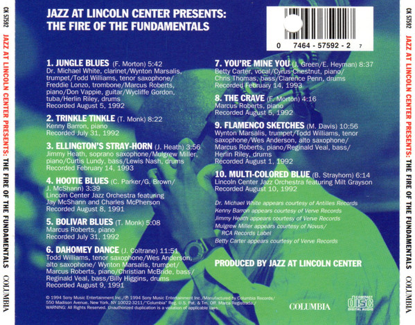 Jazz At Lincoln Center - The Fire Of The Fundamentals (CD, Album) (Near Mint (NM or M-)) - Image 2