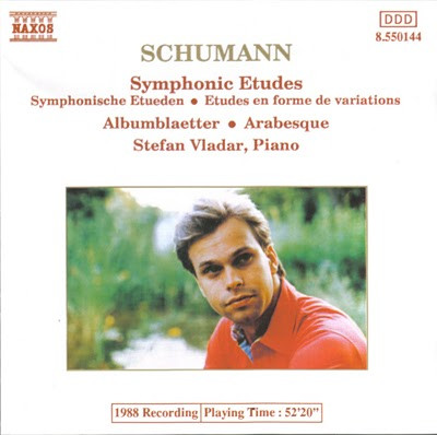 Robert Schumann - Stefan Vladar - Symphonic Etudes = Symphonische Etueden = Etudes En Forme De Variations - Albumblaetter • Arabesques (CD, Album) (Near Mint (NM or M-))