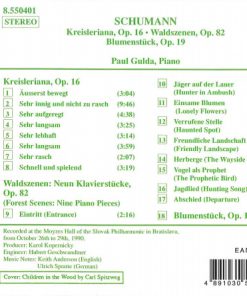 Alternative view of Robert Schumann, Paul Gulda - Kreisleriana • Waldszenen • Blumenstück (CD, Album) (Near Mint (NM or M-))