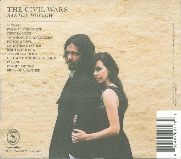 The Civil Wars - Barton Hollow (CD, Album) (Near Mint (NM or M-)) - Image 2