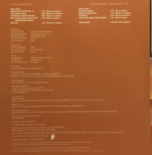 The Rolling Stones - The Rolling Stones (1971-2005) (LP, Album, RE, 180 + 2xLP, Album, RE, 180 + LP, Al) (Mint (M)) - Image 4