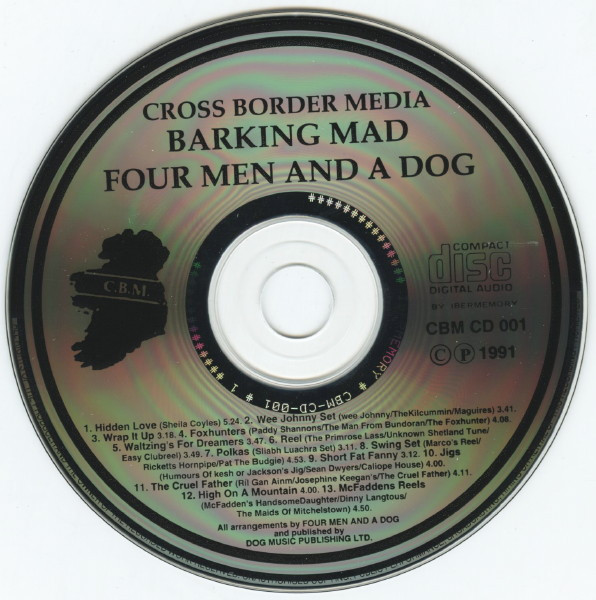 Four Men & A Dog - Barking Mad (CD, Album) (Near Mint (NM or M-)) - Image 2