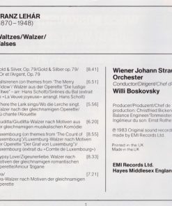 Willi Boskovsky, Franz Lehár, Wiener Johann Strauss Orchestra - Waltzes (CD, RE) (Near Mint (NM or M-)) - Image 5