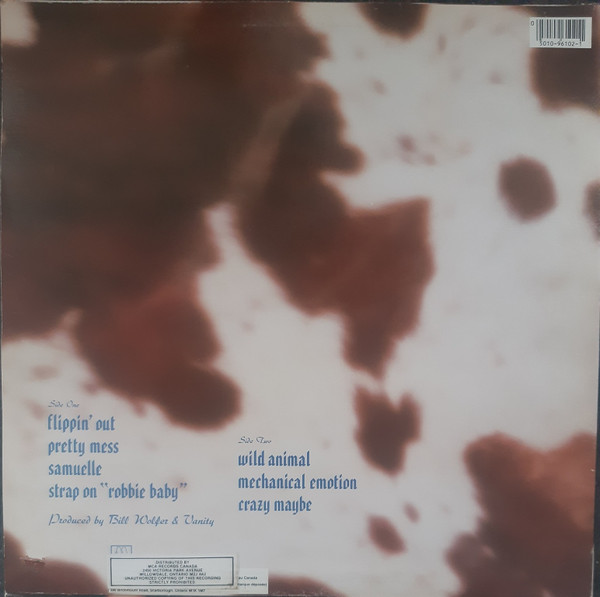 Vanity - Wild Animal (LP, Album, MAP) (Mint (M)) - Image 2