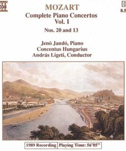 Wolfgang Amadeus Mozart / Jenö Jandó, Concentus Hungaricus, András Ligeti - Complete Piano Concertos Vol. 1 - Nos. 20 And 13 (CD, RE) (Near Mint (NM or M-))