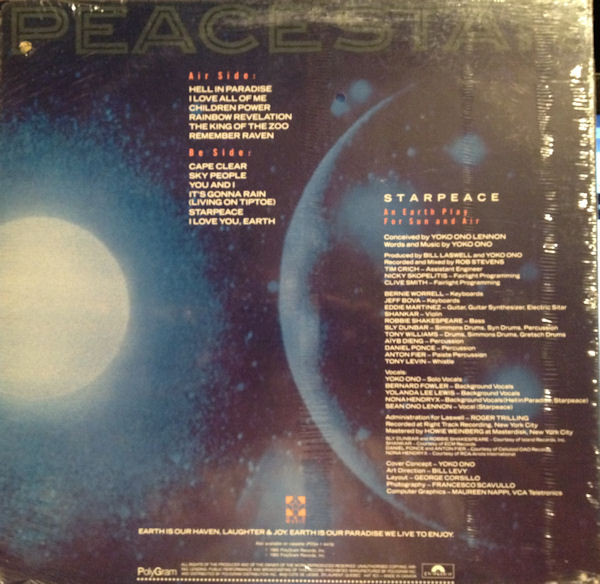 Yoko Ono - Starpeace (LP, Album) (Mint (M)) - Image 2