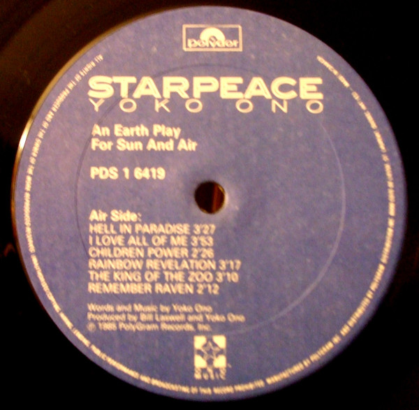 Yoko Ono - Starpeace (LP, Album) (Mint (M)) - Image 3