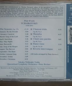 Alternative view of Pyotr Ilyich Tchaikovsky, Takako Nishizaki, Queensland Symphony Orchestra, Peter Breiner - The Seasons (CD, Album) (Near Mint (NM or M-))