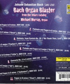 Alternative view of Johann Sebastian Bach - Michael Murray (4) - Bach Organ Blaster (CD, Album, Comp, Club) (Near Mint (NM or M-))
