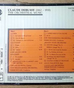 Alternative view of Debussy*, New Philharmonia Orchestra, Cleveland Orchestra*, Pierre Boulez - The Orchestral Music (2xCD, Album, Dig) (Near Mint (NM or M-))