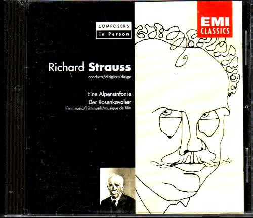 Richard Strauss - Eine Alpensinfonie • Der Rosenkavalier - Film Music (CD, Comp, Mono, RM) (Near Mint (NM or M-))