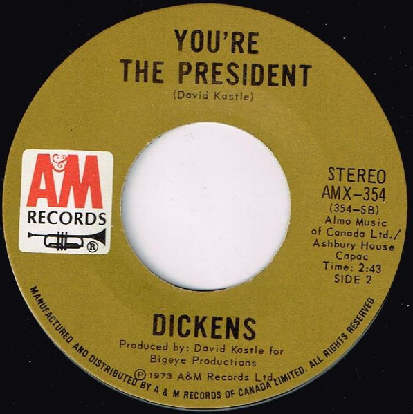 Dickens (3) - American Super Hero (7", Single) (Near Mint (NM or M-)) - Image 2