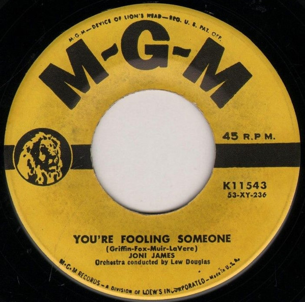 Joni James - You're Fooling Someone (7") (Very Good Plus (VG+))