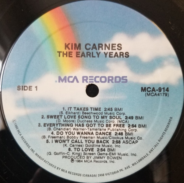 Kim Carnes - The Early Years (LP, Album, RE) (Mint (M)) - Image 3