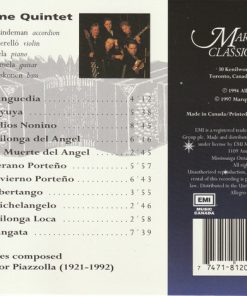Alternative view of Astor Piazzolla, The InTime Quintet - Piazzolla InTime (CD, Album, RE) (Near Mint (NM or M-))