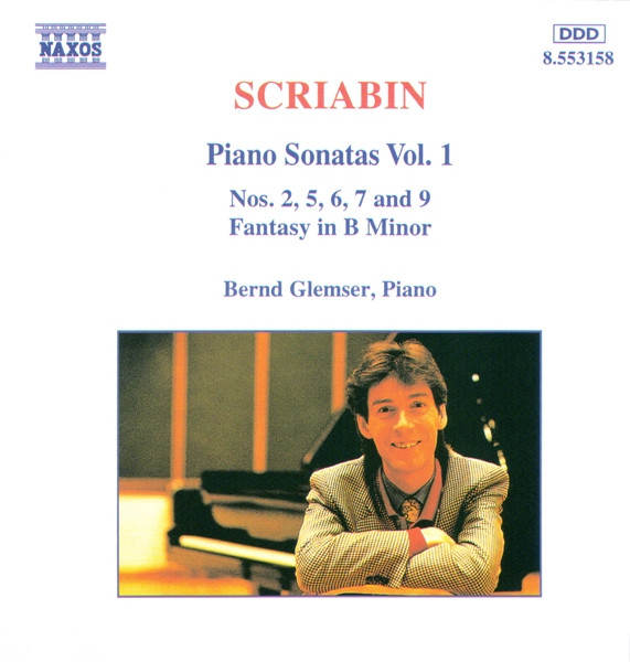 Alexander Scriabine, Bernd Glemser - Piano Sonatas Vol. 1 (Nos. 2, 5, 6, 7 And 9 / Fantasy In B Minor) (CD, Album, P+O) (Near Mint (NM or M-))