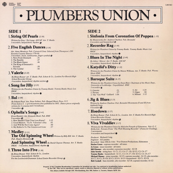 Plumbers Union - Plumbers Union (LP) (Mint (M)) - Image 2