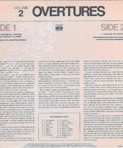 Alternative view of Arthur Fiedler And Boston Pops Orchestra - Great Moments Of Music:  Volume 2, Overtures (LP, Comp) (Mint (M))